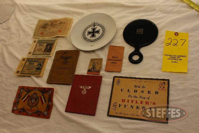 Asst. German Nazi items to include Nazi plate, _1.jpg